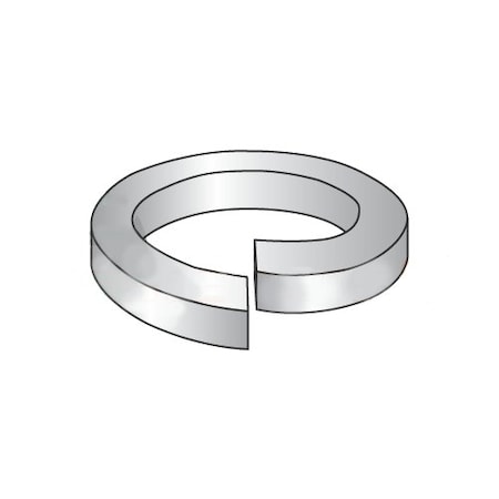 Newport Fasteners Split Lock Washer, For Screw Size 1/4 in Stainless Steel, Plain Finish, 3000 PK 823454